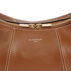 LE TANNEUR Petit sac hobo Juliette en cuir grainé