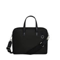 LE TANNEUR Porte-documents 15" en toile nylon et cuir lisse Basile
