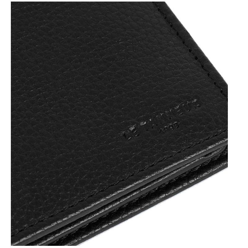 LE TANNEUR Portefeuille Charles horizontal zippé 2 volets en cuir grainé