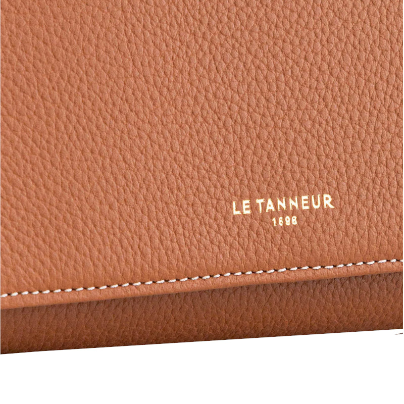 LE TANNEUR Portefeuille Emilie en cuir grainé
