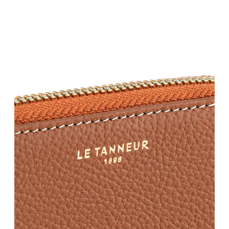 LE TANNEUR Porte monnaie Emilie en cuir grainé
