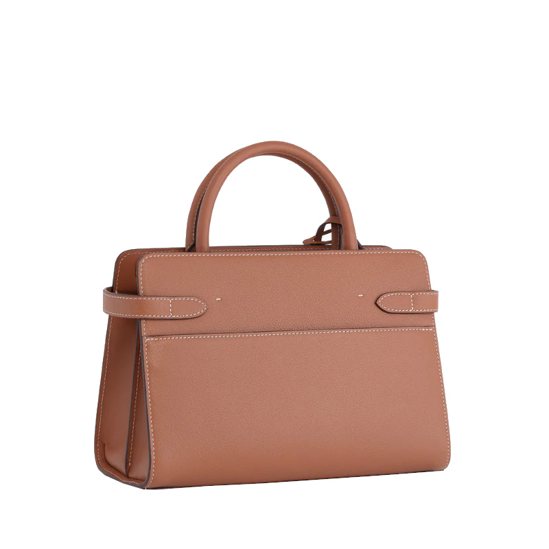 LE TANNEUR Sac à main moyen modèle Emilie en cuir grainé