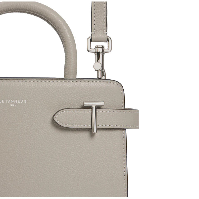 LE TANNEUR petit sac à main Emilie en cuir grainé