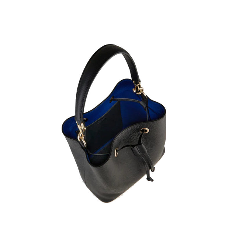LE TANNEUR sac seau Louise en cuir grainé