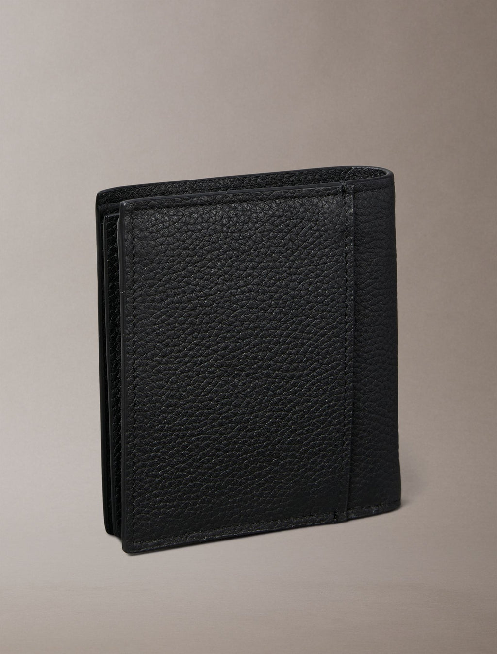 Noir - CALVIN KLEIN Portefeuille trois volets cuir anti-RFID logo foil Noir