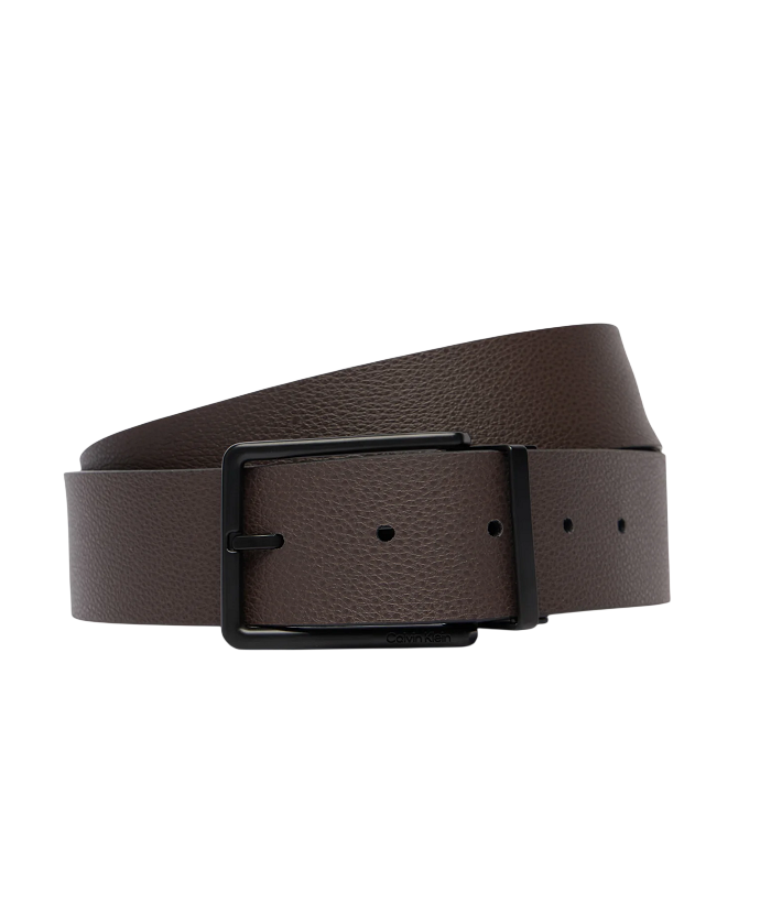 Noir / CK Dark Brown - CALVIN KLEIN Ceinture réversible 40 mm Noir / CK Dark Brown