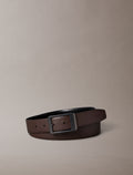Noir / CK Dark Brown - CALVIN KLEIN Ceinture réversible 35 mm boucle rectangulaire