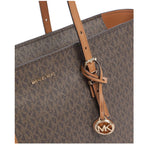 Brun/Noisette - MICHAEL KORS Grand sac fourre-tout Quinn en cuir à logo Signature