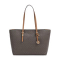 Brun/Noisette - MICHAEL KORS Grand sac fourre-tout Quinn en cuir à logo Signature