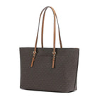 Brun/Noisette - MICHAEL KORS Grand sac fourre-tout Quinn en cuir à logo Signature