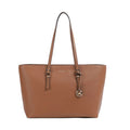 Marron - MICHAEL KORS Grand sac fourre-tout en cuir grainé Quinn