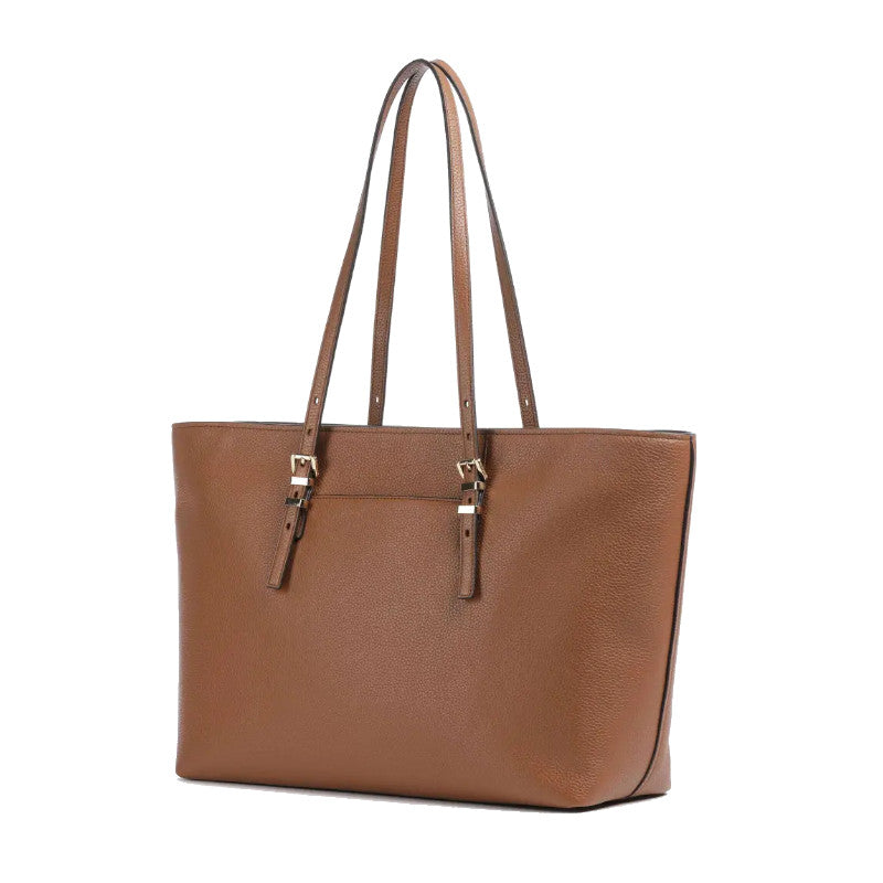 Marron - MICHAEL KORS Grand sac fourre-tout en cuir grainé Quinn