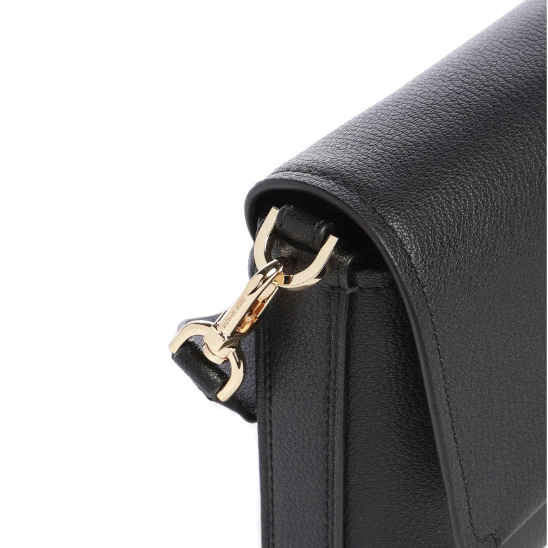 Noir - MICHAEL KORS Petit sac à bandoulière en cuir Nessa