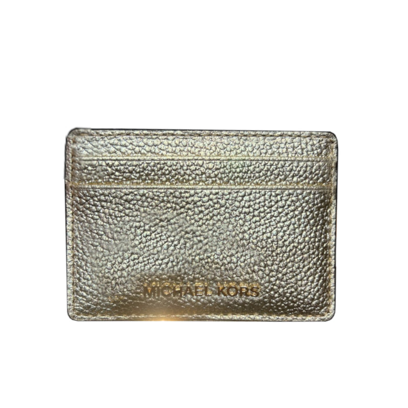 MICHAEL KORS Porte-cartes en cuir grainé