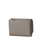 Taupe - MICHAEL KORS Portefeuille Bryant en cuir grainé de taille moyenne