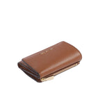 Marron - MICHAEL KORS Portefeuille Bryant en cuir grainé de taille moyenne