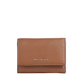 Marron - MICHAEL KORS Portefeuille Bryant en cuir grainé de taille moyenne