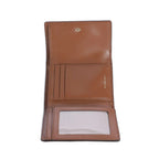 Marron - MICHAEL KORS Portefeuille Bryant en cuir grainé de taille moyenne