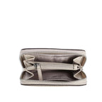 MICHAEL KORS Portefeuille Jet Set cuir grainé sable