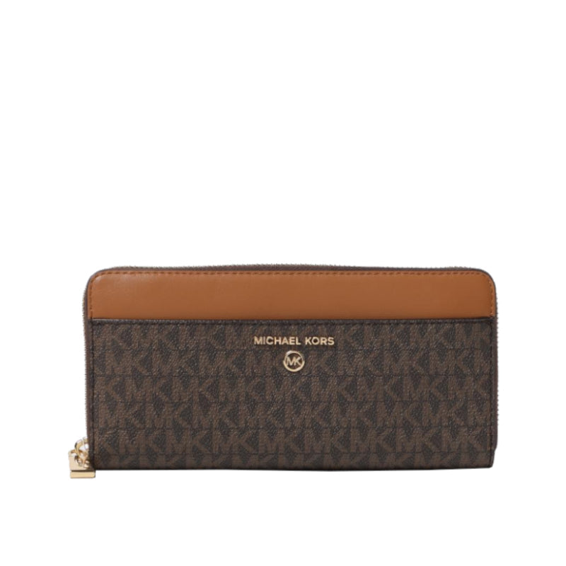 Brown/Acorn - MICHAEL KORS Portefeuille continental avec grand logo