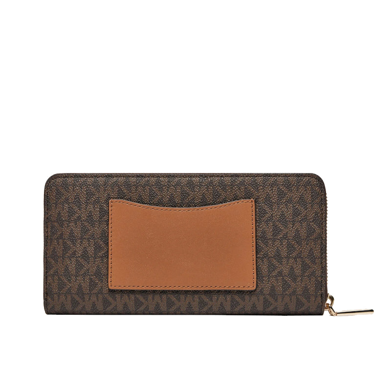Brown/Acorn - MICHAEL KORS Portefeuille continental avec grand logo