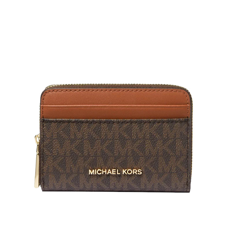 Brn/Acrn - MICHAEL KORS Portefeuille grand format Jet Set Small Signature Logo
