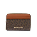 Brn/Acrn - MICHAEL KORS Portefeuille grand format Jet Set Small Signature Logo