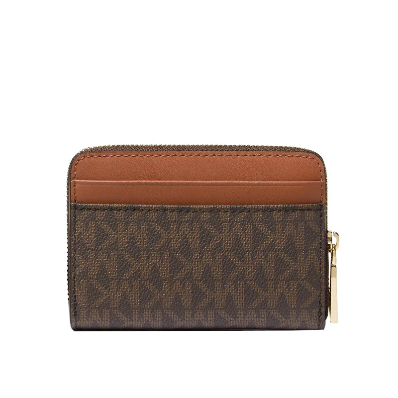 Brn/Acrn - MICHAEL KORS Portefeuille grand format Jet Set Small Signature Logo