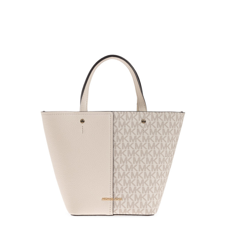 Blanc - MICHAEL KORS Sac à bandoulière Flora de taille moyenne