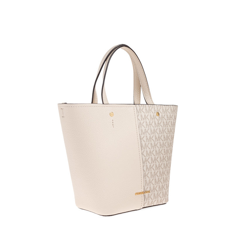 Blanc - MICHAEL KORS Sac à bandoulière Flora de taille moyenne