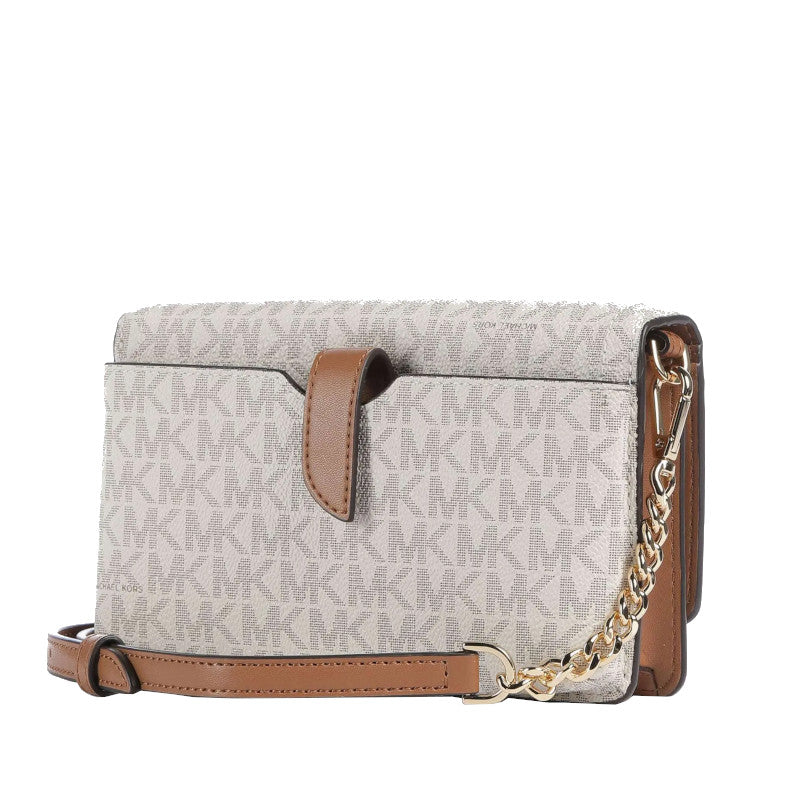 Ivoire/Brun - MICHAEL KORS Sac à bandoulière Heather