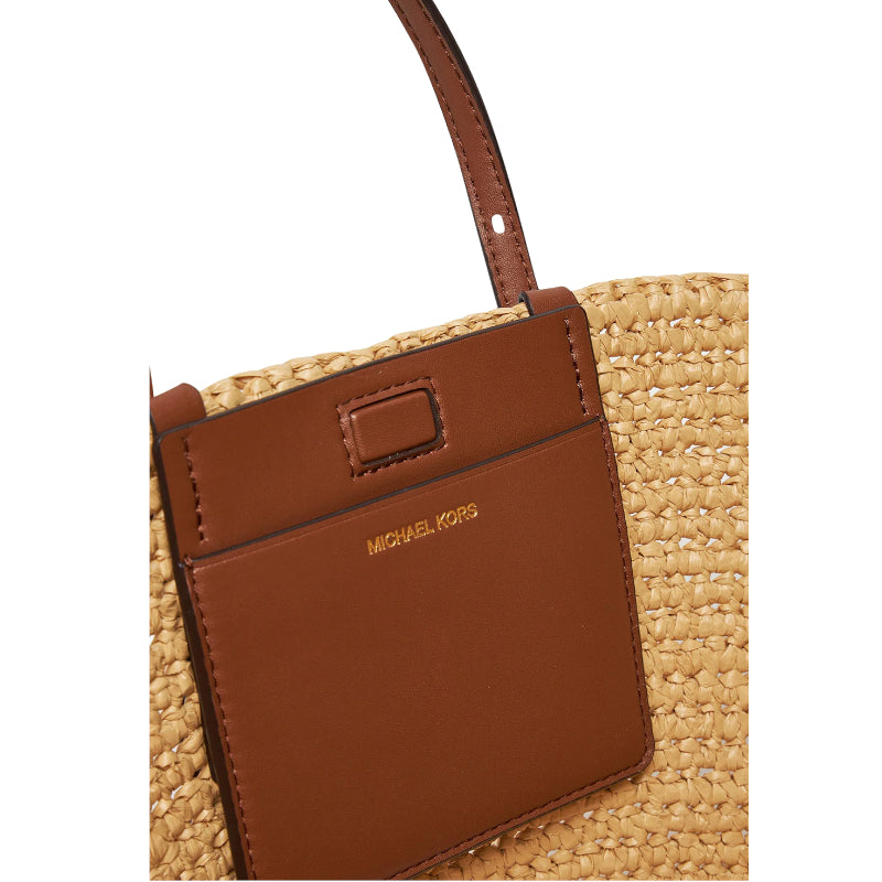 MICHAEL KORS Sac à main en paille tissé à la main