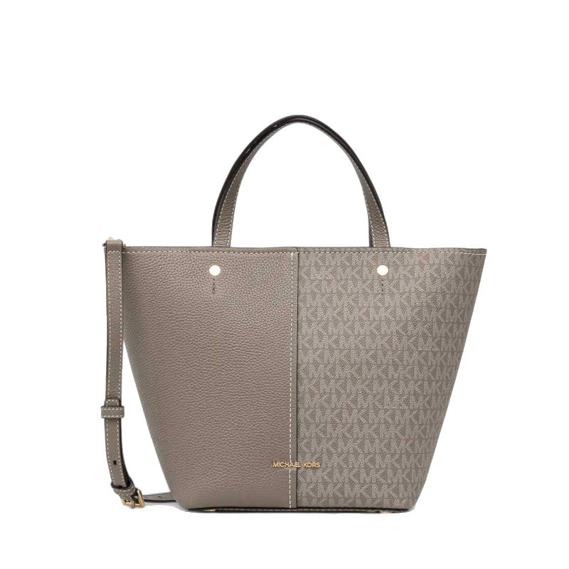 MICHAEL KORS Sac fourre-tout Flora en cuir grainé de taille moyenne