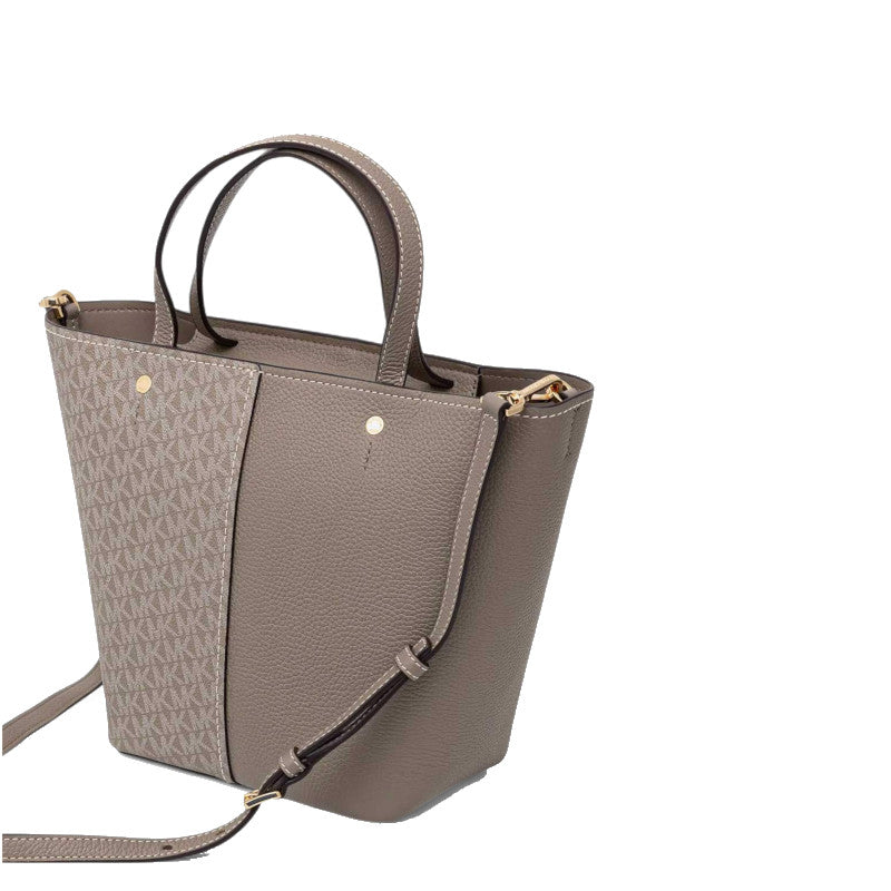 MICHAEL KORS Sac fourre-tout Flora en cuir grainé de taille moyenne