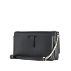 MICHAEL KORS Très petit sac à bandoulière Heather en cuir Noir