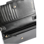 MICHAEL KORS Très petit sac à bandoulière Heather en cuir Noir
