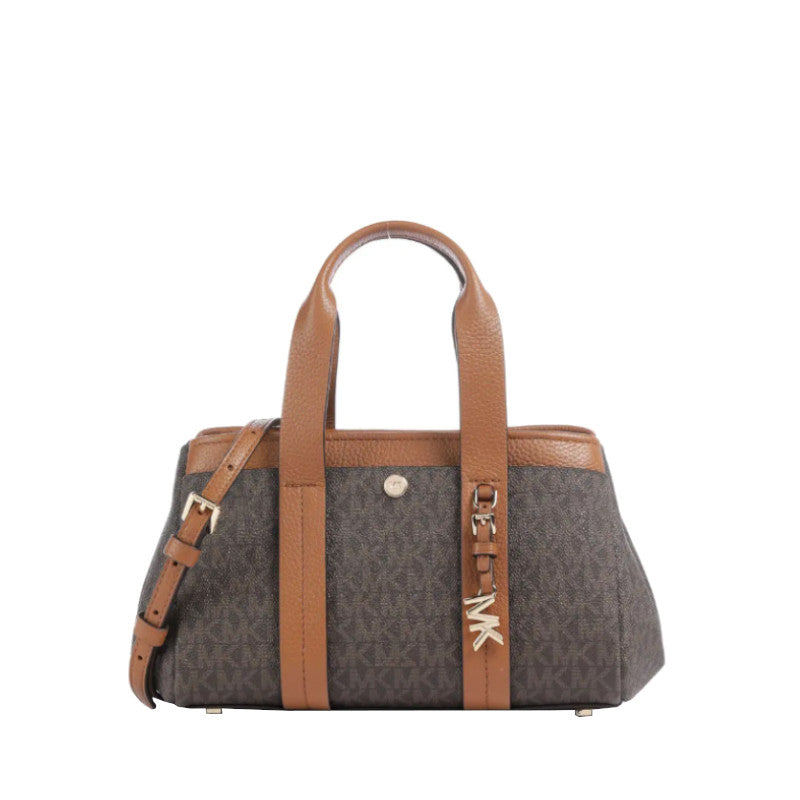 Bronze/Noisette - MICHAEL KORS Très petit sac à bandoulière Romee à logo Signature