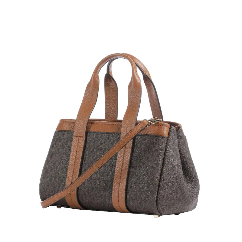 Bronze/Noisette - MICHAEL KORS Très petit sac à bandoulière Romee à logo Signature