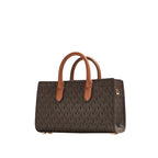 Brown/Acorn - MICHAEL KORS Très petit sac à bandoulière Scarlett avec logo