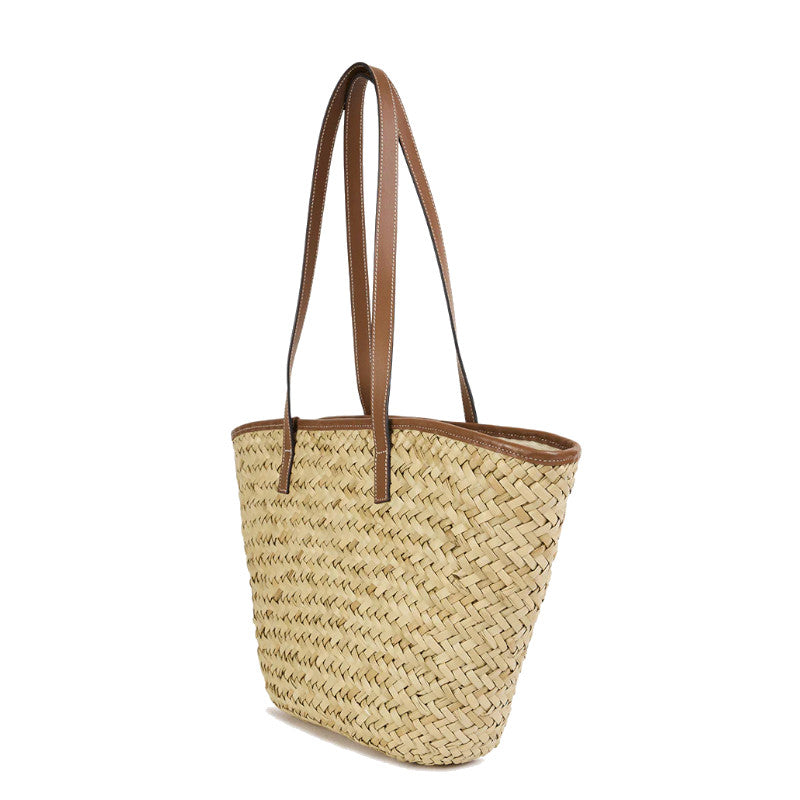 NAT & NIN Capsule Paille & Raphia Papaya