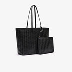 LACOSTE GRAND SAC CABAS ZELY MONOGRAMME EN TOILE ENDUITE