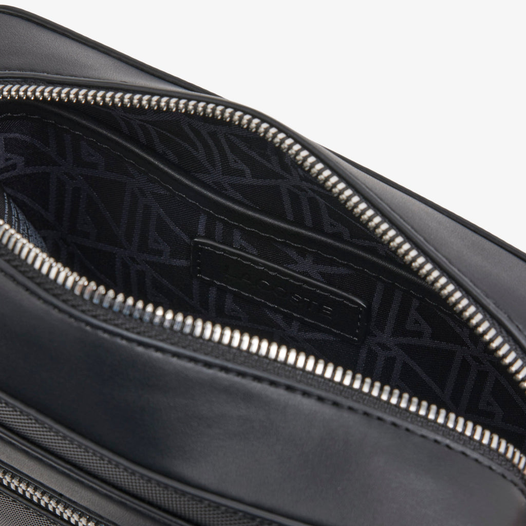 Noir - LACOSTE Sac reporter Langon en Petit Piqué