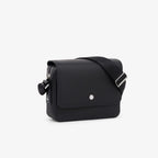Noir - LACOSTE Petit sac messenger Langon en Petit Piqué