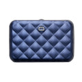 ÖGON DESIGNS Porte-cartes alu matelassé QUILTED BUTTON
