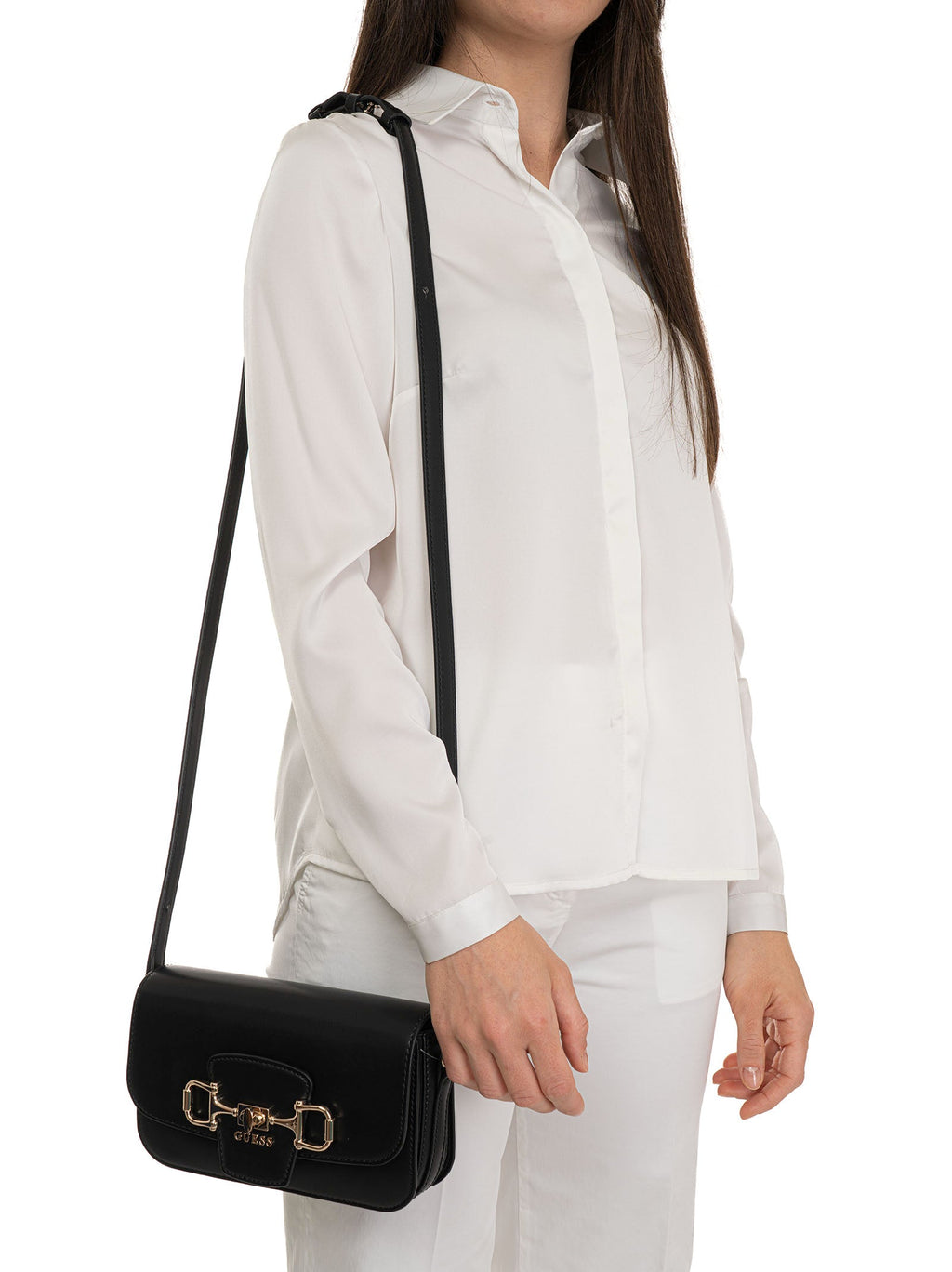 Noir - GUESS Sac à bandoulière Janie Convertible Xbody