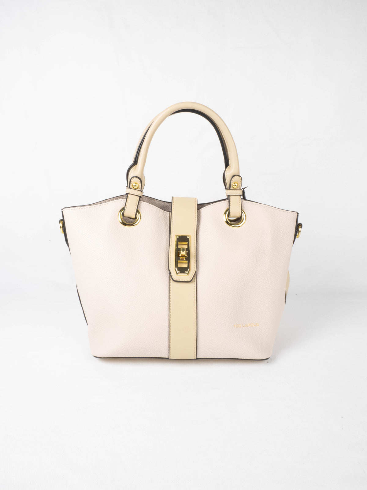 Beige - TED LAPIDUS Sac à main Clothilde grand modèle