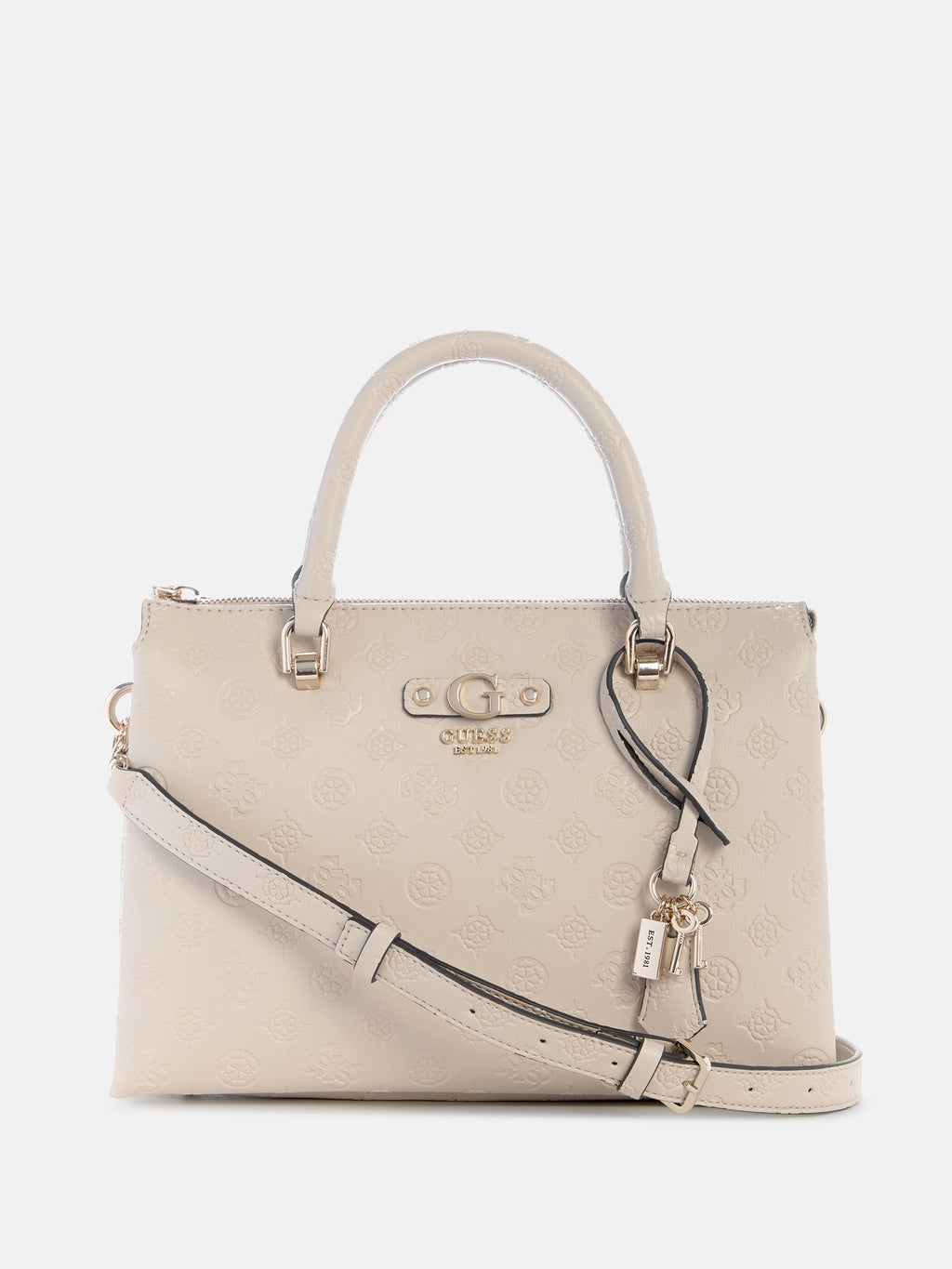 Light Taupe - GUESS Sac à main Dita Multi Comp Satchel