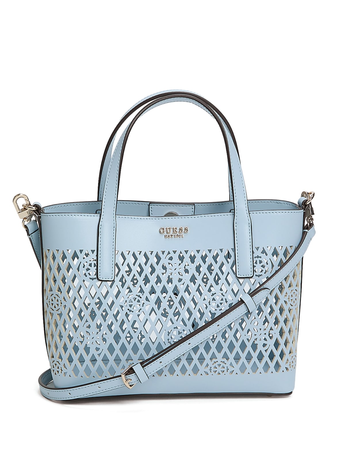 Bleu - GUESS Mini cabas Letty 2 In 1