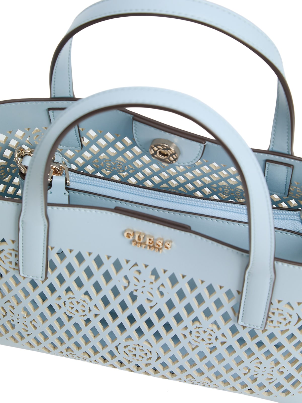 Bleu - GUESS Mini cabas Letty 2 In 1