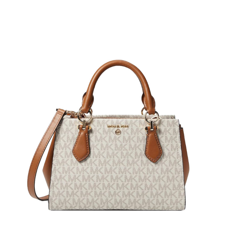 Vanille/Noisette - MICHAEL KORS Petit sac à bandoulière Marilyn à logo
